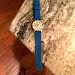 Timex watch with rubber band-